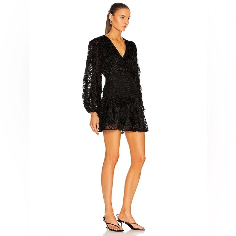 Rococo Sand Sade Dress in Black - Picture 2 of 9